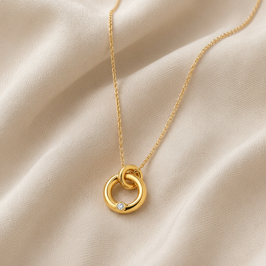 Interlocked Circle Necklace