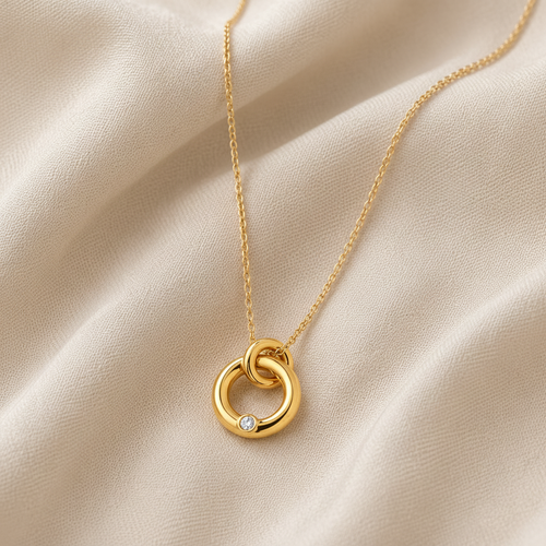 Interlocked Circle Necklace