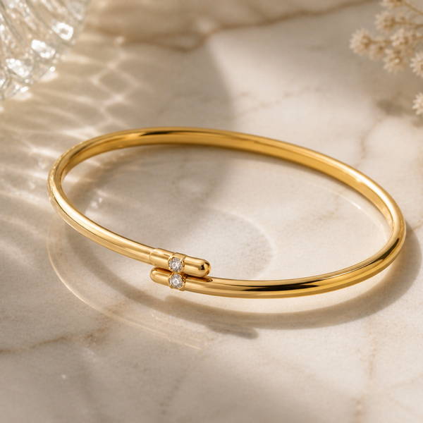Minimal Gold-Plated Bangle