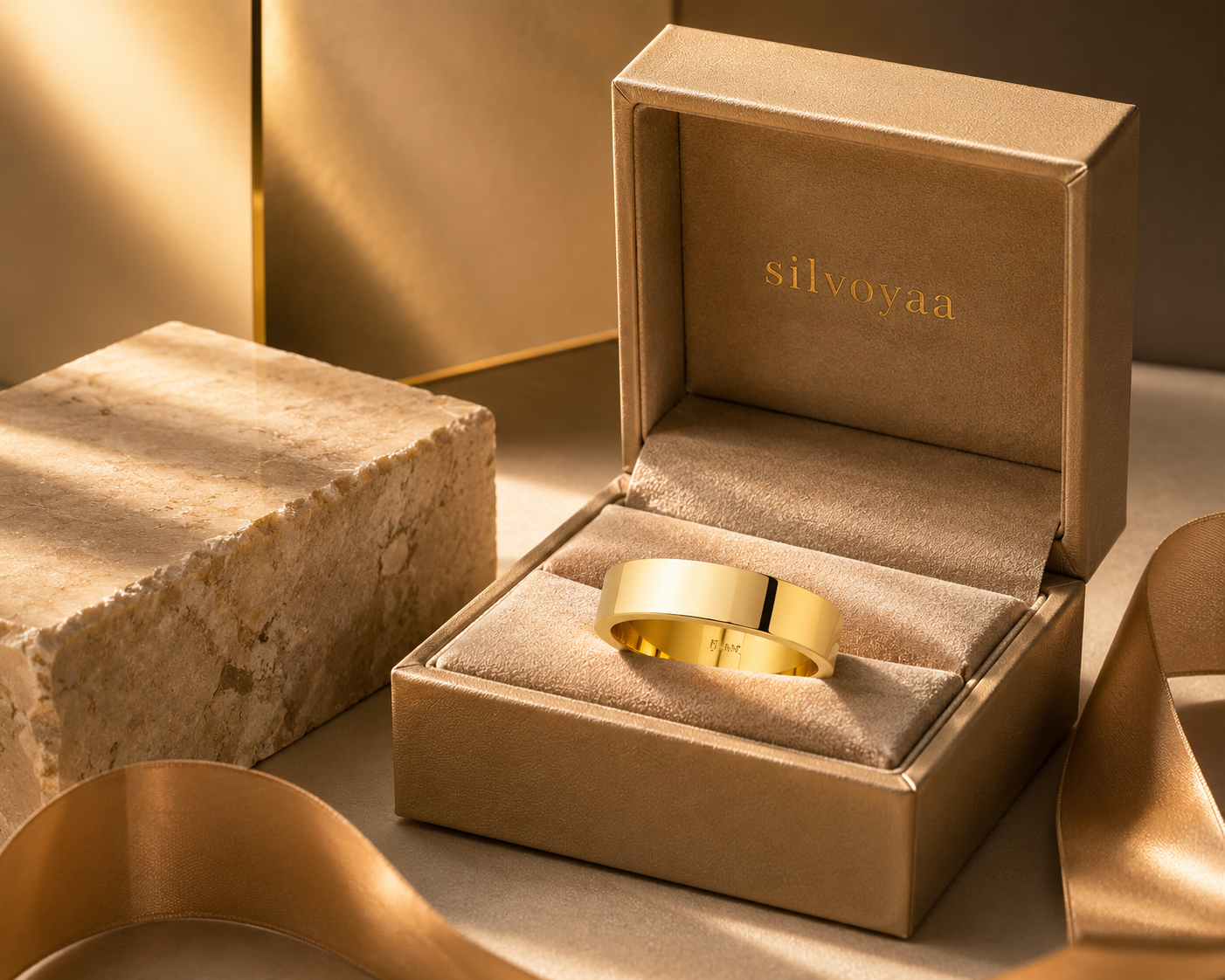 Classic Gold Statement Ring