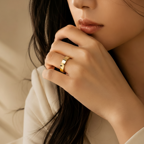 Classic Gold Statement Ring